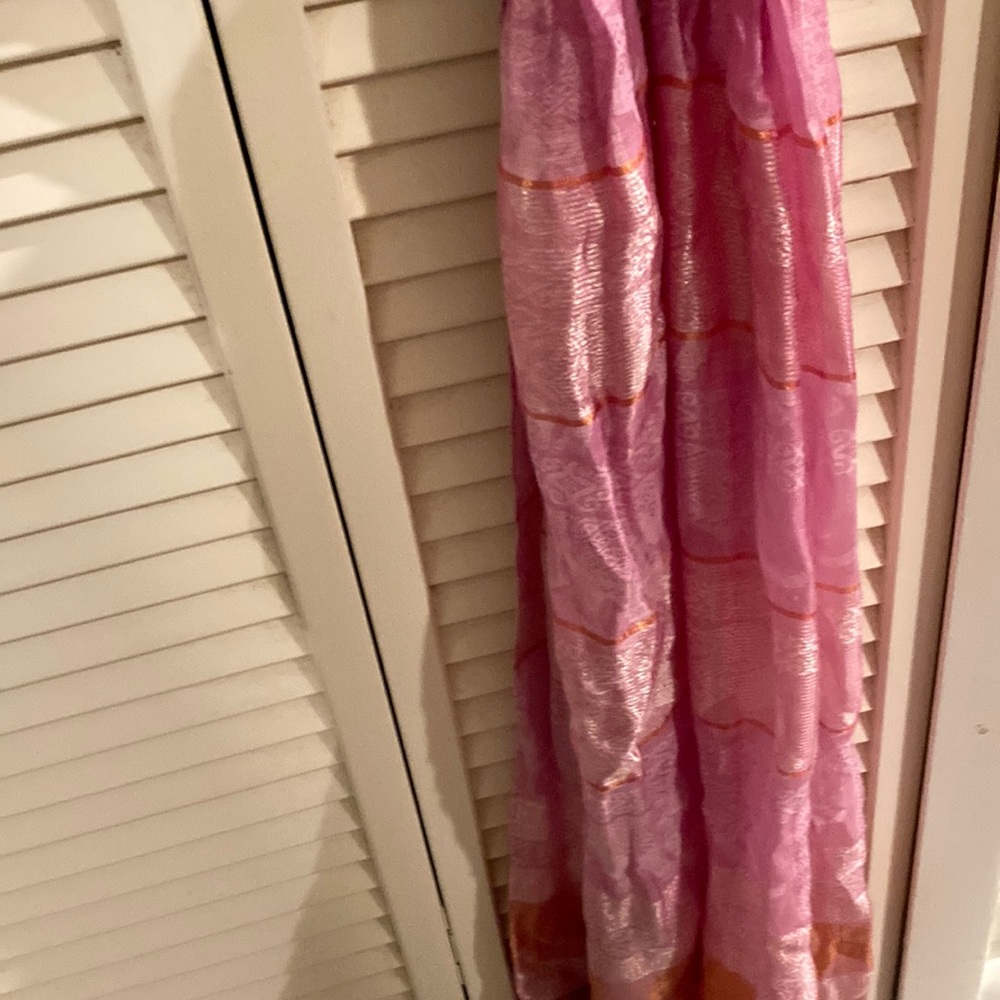 Pink elephant scarf